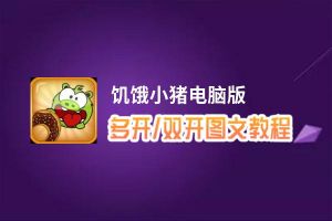 饥饿小猪怎么双开、多开？饥饿小猪双开助手工具下载安装教程