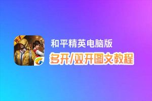 和平精英怎么双开、多开？和平精英双开助手工具下载安装教程