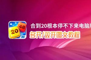 合到20根本停不下来怎么双开、多开？合到20根本停不下来双开助手工具下载安装教程