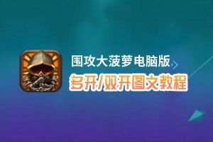 围攻大菠萝怎么双开、多开？围攻大菠萝双开助手工具下载安装教程