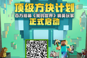 《我的世界》开启顶级方块计划，网易大神百万招募精英玩家！