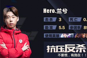 KPL预选赛新星之上单-Hero.兰兮
