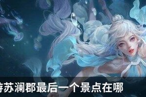 天谕手游苏澜郡最后一个景点在哪