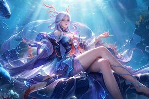 《曙光英雄》皮肤爆料|女魃·幻海浮光：告诉我 你想要什么？