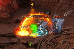 下载新版本《烈火战神》 坐等万人新服开启