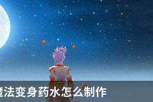 创造与魔法变身药水怎么制作