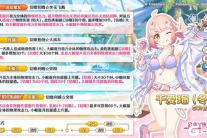 《公主连结》期间限定角色★3「千爱瑠（冬日）」技能详情公开！