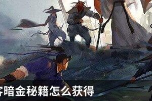 我的侠客暗金秘籍怎么获得