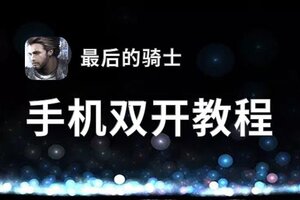 最后的骑士双开挂机软件盘点 2021最新免费最后的骑士双开挂机神器推荐