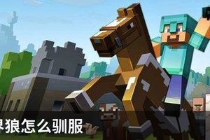 我的世界狼怎么驯服