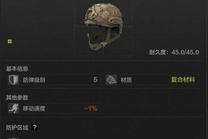 五级六级头“封神”之战？《暗区突围》头盔推荐—顶配防护篇