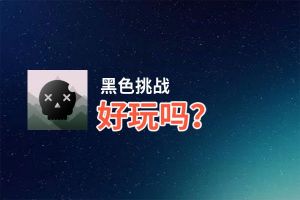 黑色挑战好玩吗？黑色挑战好不好玩评测