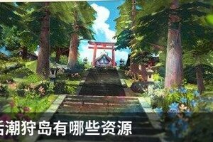 小森生活潮狩岛有哪些资源