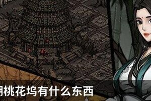 烟雨江湖桃花坞有什么东西