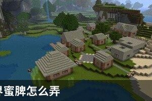 我的世界蜜脾怎么弄