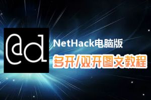 NetHack怎么双开、多开？NetHack双开、多开管理器使用图文教程