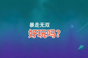 暴走无双好玩吗？暴走无双好不好玩评测