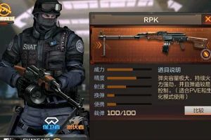 穿越火线：枪战王者RPK挑战模式以及剧情模式使用评测