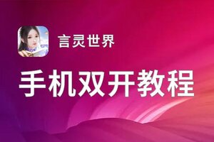 怎么双开言灵世界？ 言灵世界双开挂机图文全攻略