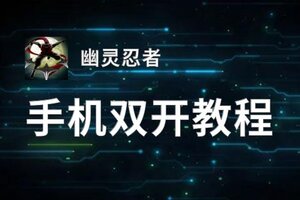 幽灵忍者双开挂机软件推荐  怎么双开幽灵忍者详细图文教程