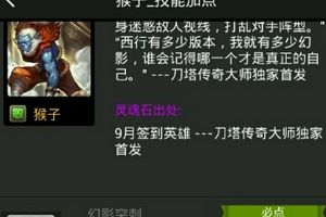猴子技能加点顺序