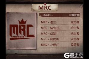 率先晋级，剑指冠军！《第五人格》专访MRC队长老三