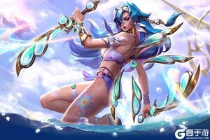 《英雄联盟手游》【手游首发夏日限定】大招泡泡水花四溅碧空瞬影卡特琳娜7.17亮相