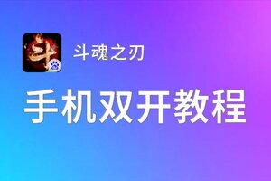 有没有斗魂之刃双开软件推荐 深度解答如何双开斗魂之刃