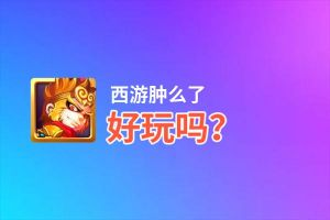 西游肿么了好玩吗？西游肿么了好不好玩评测