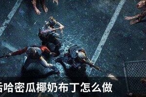 明日之后哈密瓜椰奶布丁怎么做