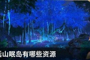 小森生活山眠岛有哪些资源