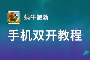 怎么双开蜗牛鲍勃？ 蜗牛鲍勃双开挂机图文全攻略