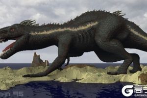 《我的世界》大神百万方块还原远古生物 每个方块仿佛获得生命