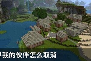 我的世界我的伙伴怎么取消
