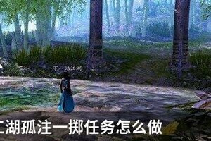 下一站江湖孤注一掷任务怎么做