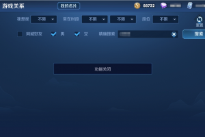 《王者荣耀》精准搜索好友功能暂时关闭调优公告