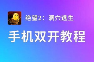 绝望2：洞穴逃生怎么双开  绝望2：洞穴逃生双开挂机软件推荐