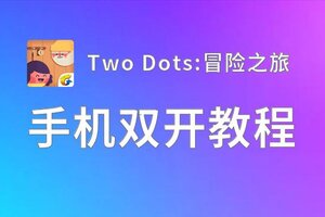 Two Dots:冒险之旅怎么双开  Two Dots:冒险之旅双开挂机软件推荐
