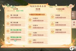 《大话西游》2026超级联赛春季赛淘汰赛今晚火爆开启