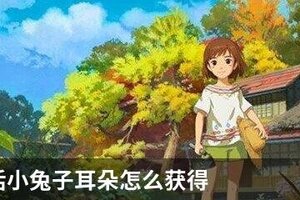 小森生活小兔子耳朵怎么获得