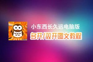 小东西长久远怎么双开、多开？小东西长久远双开助手工具下载安装教程