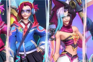 《英雄联盟手游》狂潮·裂变 金克丝亮相，更有狂潮觉醒专属装饰等你解锁！