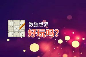 数独世界好玩吗？数独世界好不好玩评测