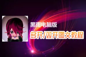 黑雨怎么双开、多开？黑雨双开、多开管理器使用图文教程