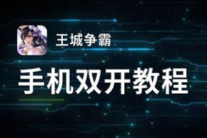 王城争霸双开挂机软件盘点 2021最新免费王城争霸双开挂机神器推荐
