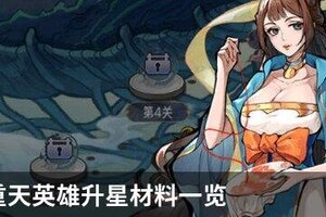 逍遥九重天升星攻略：英雄升星材料一览