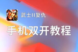 武士II复仇双开挂机软件推荐  怎么双开武士II复仇详细图文教程