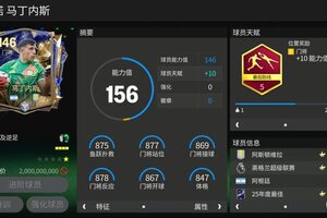 《FC足球世界》二马迎春：门将球员推荐——马丁内斯