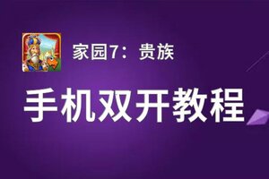 家园7：贵族如何双开 2020最新双开神器来袭
