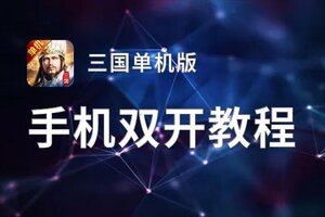 怎么双开三国单机版？ 三国单机版双开挂机图文全攻略